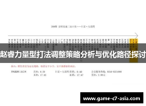 赵睿力量型打法调整策略分析与优化路径探讨